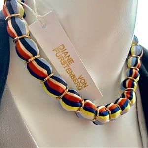 Diane von Furstenberg Beaded Necklace, 16”